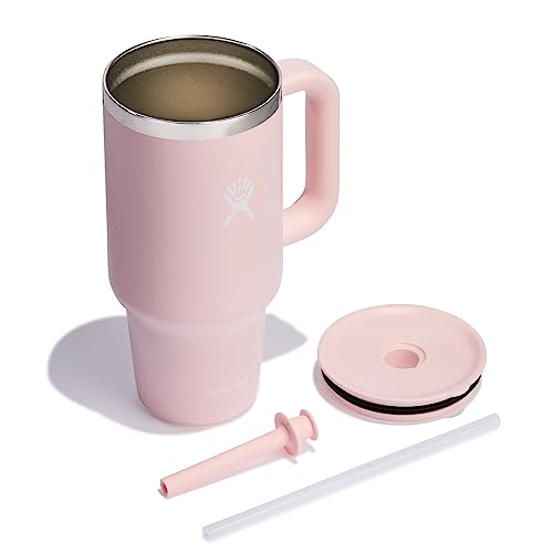 Hydro Flask All Around Travel Tumbler with Handle 32 Oz Trillium, Stainless Steel