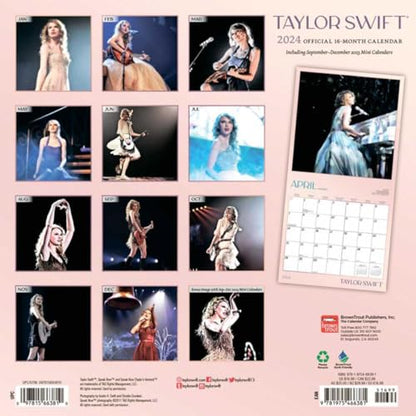 Taylor Swift 2024 Official 16-Month Calendar